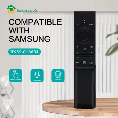 BN59-01363J Voice TV Remote Control For Samsung QLED 8000 Series Smart TV UN65AU8000FXZA BN59-01363A
