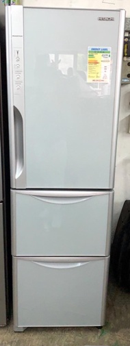 雪櫃 日立 玻璃面 R-SG31BPH 九成新以上 包送貨安裝及30天保用***