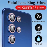 Metal Camera Lens For  itel Super 26 S26 Ultra 26Ultra S26Ultra Super26Ultra itelS26Ultra 9H HD Alum