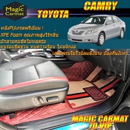 Toyota Camry 2006-2012 Set B (เฉพาะห้องโดยสาร2แถว) พรมรถยนต์ Toyota Camry พรม7d VIP Magic Carmat
