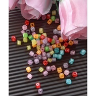 Letter Beads Mini Letter Block Beads Letter Block Beads