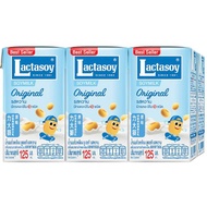 Lactasoy แลคตาซอยนมถั่วเหลือง UHT 125มล. แพค 6 กล่อง