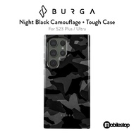 Burga Night Black Camouflage - Samsung Galaxy S23 Plus / Ultra Tough Case