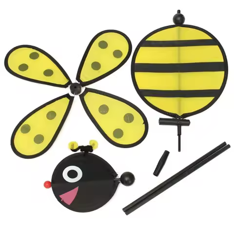 Bumble / Windmill Whirligig Wind Spinner Home Yard Garden Decor