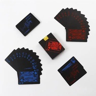 Kad Poker Premium Emas Tahan Air Plastik Foil Mewah Kad Permainan Berwarna-warni Poker Rose Gold