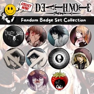 Death Note Anime Button Pins Badge 58mm (2.25") | Fandom Collection | Light Yagami L Ryuk