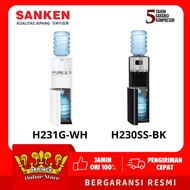 SANKEN Dispenser Duo Galon Bawah Atas HWD-H230SS-BK / HWD-H231SS-WH