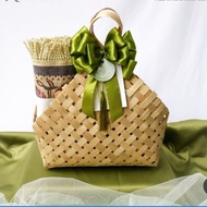 Ketupat bag / ketupat basket woven bamboo basket