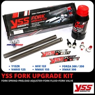 KYT YSS HEAVY DUTY FORK UPGRADE KIT SUSPENSION FOR VARIO 125/XMAX 300 / NMAX 155 / NVX 155 / Y15ZR / FORZA 300/350