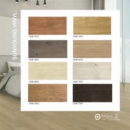[Ready Stock] 940*186*3mm /pcs Wood Vinyl Flooring For Home House Decor Commercial Residential Room Floor