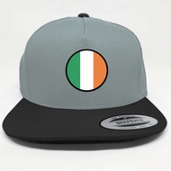 Ireland Flag Camo HipHop Snapback Hat Irland Flag