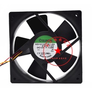 SUNON Jianzhun KD1212PTB1-6A 12V 4.8W 12025 12CM Double Ball Cooling Fan