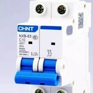 Mcb chint NXB-63 2 pole cable 6ka ampere 1a 2a 4A 6a 10a 16a 20a 25a