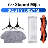 For Xiaomi Mijia 3C Accessories Sweeper Robot STYTJ02YM Main Brush Side Brush Cartridge Wipes