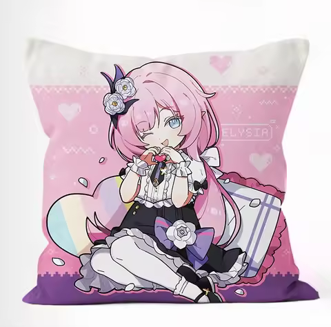 Anime Game Honkai Impact Cosplay Themed Pillow Mobius Pardofelis Su Kalpas Elysia Kevin Halloween Gi
