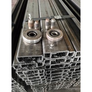 Forklift Type C Steel Track Groove Steel Stacker Lift Vegetable Transmission Machine Household Goods