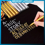 MBOISGET - permanent Marker Metallic Chrome Gold Silver 1.5mm 4 PCS - GN550 Metallic Gold SILVER GRA