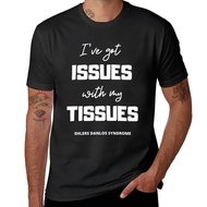 Men's cotton T-shirt I've Got Issues With My Tissues | Ehlers Danlos Syndrome Awareness T-Shirt vint