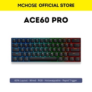 MCHOSE Ace 60 Pro Hall Effect Magnetic Keyboard/Wired Connection/Rapid Trigger/8KHz Polling Rate/Ber