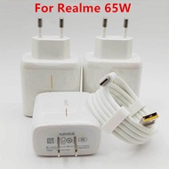 Suitable for OPPO 65W Charger Find X2/Reno4/R17 pro Charging Cable Realme Mobile Phone USB TypeC Fast Charging Cable European Standard Charging Head