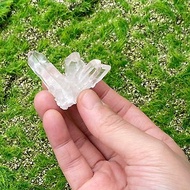 小小能量擺件-天然原礦可愛小迷你白水晶花簇 能量 淨化 療癒擺件