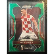 Football card I818 Ivan Perisic Croatia Green Panini Prizm WC 2022