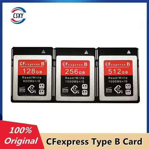 Original CFexpress TypeB Card 512GB 256GB 128GB CFE Memory Card XQD Upgrade Card CFE Card for Nikon 