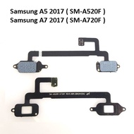 Sam A3 A5 A7 ( 2017 ) A320 / A520 / A720 Home Button Touch Return Light Sensor Flex Cable Ribbon A52