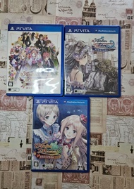 [二手閒置] 日版 PS VITA 蘿樂娜、托托莉、 梅露露的鍊金工房 亞蘭德之鍊金術士Plus Atelier 一套3隻