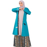 Lunangoofficial - Dress Gamis Wanita Muslim Terbaru Kombinasi Batik Lg