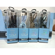 OLIKE D206C 3A Fast Charging Type-C Data Cable