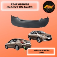 Nissan Almera 2012 Rear Bumper Belakang Good Quality 100% New Baru Plastic PP Material Plastik