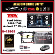 🎁Free AHD Camera🎁  8Ram + 128GB 4G CarPlay◾TSA Ford S-MAX 2007 - 2008 Android 9'' inch TS10 Car Play