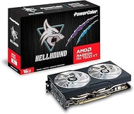 PowerColor Hellhound AMD Radeon RX 7600XT Graphics Card 16GB GDDR6