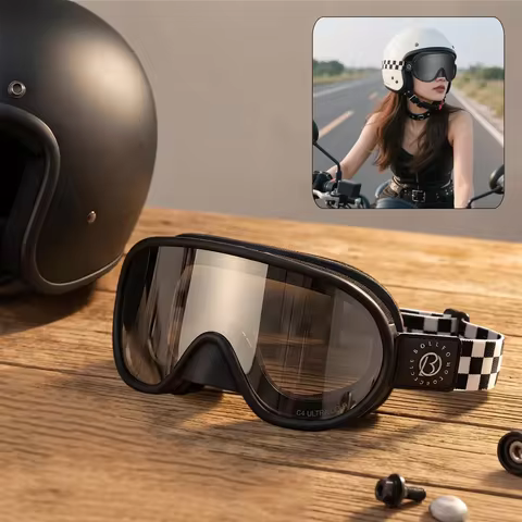 Photochromic Motocross Glasses for Men UV400 Protection Dirt Bike ATV Motorcycle Goggles Dual-Cycle 
