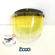 2 TONE BOGO 3 BUTTON3 BUTANG VISOR YELLOW BLUE