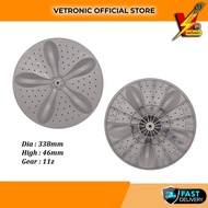 ( ORIGINAL ) HISENSE WASHING MACHINE PULSATOR 11Z-338MM WTDW751S / WTCT751S / WTCF751G