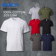 Unisex Plain Adult Shirt GILDAN Ultra Cotton Men Women T Shirt Lelaki Round Neck Oversize Baju Tshir