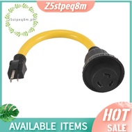 Nema 5-15P Male To L5-30R Female Power Adapter Cord,Generator 30 Amp To 15Amp Household Adapter Cabl