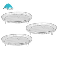 Fryer Rack Fryer Dehydrator Rack Multifunctional Stackable Grid Grilling Rack Mesh Design for 8 Inch