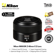 Nikon NIKKOR Z 40mm f/2 Lens ( 1 Year Warranty )