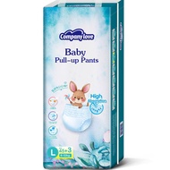 【Free 3 Pcs】Company Love Baby Diaper Pants Pull-Up Pants Leak-proof Size NB68/M54/L48 /XL42/XXL36 /X