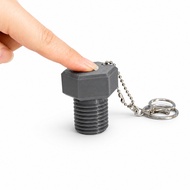 GANTUNGAN Luneta Clicky - Hexagon Bolts Screw Fidget Clicker Clicky/ Keychain/ Keychain Bag Charm He