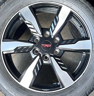 ล้อแม็กซ์เปล่า fortuner TRD ขอบ20 6รู139 ราคาต่อวง ซื้อแยกวงได้
