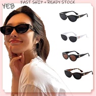【Spot】Small Frame Oval Sunglasses Retro Hip-Hop Sunglasses Women's Fashion Glasses UV400 Suitable Fo