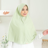 _NC_ Nafisa Asha Premium | Instant Hijab Bergo Pet Antem | Super DOUBLE NIT t-shirt fabric hijab