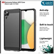 Casing Case Softcase Silicon Samsung A03 Core A03 A03s Black Ipaky
