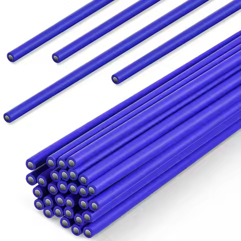 30 Sticks Flux Coated Brazing Rods Bcup-5 Silver Solder Phos Copper Brazing Alloys Flat Refrigerator