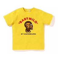 Street Wear Children's Clothing BABY MILO Ice Cream Letter Printing Men Women Children Pure Cotton S