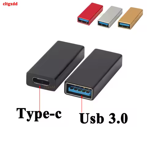 1pcs USB 3.1 Type C Female to USB 3.0 A Female Converter USB-C to USB3.0 Connector Adapter 5GBPS Cha